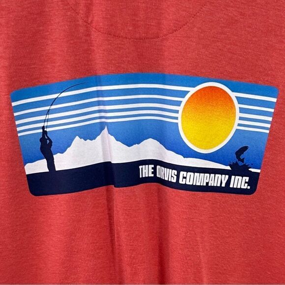 Orvis drirelease Long Sleeve Logo Shirt Size XL Color Coral - Picture 7 of 11